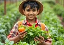 jovem agricultor