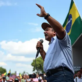 Tarcísio de Freitas comício Zona Sul SP
