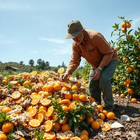 resíduos de laranja