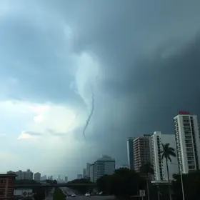 risco de tornado em SP
